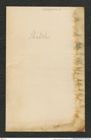 Nachlass Franz Steindachner, historischer Umschlag, Korrespondenz Schaedle, Inv.Nr. 441.05, Seite 1